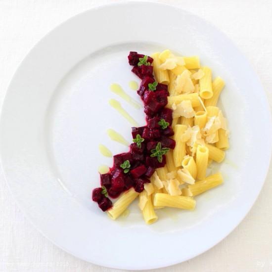 Rezeptbild: Tortiglioni mit Rote Beete Ragù