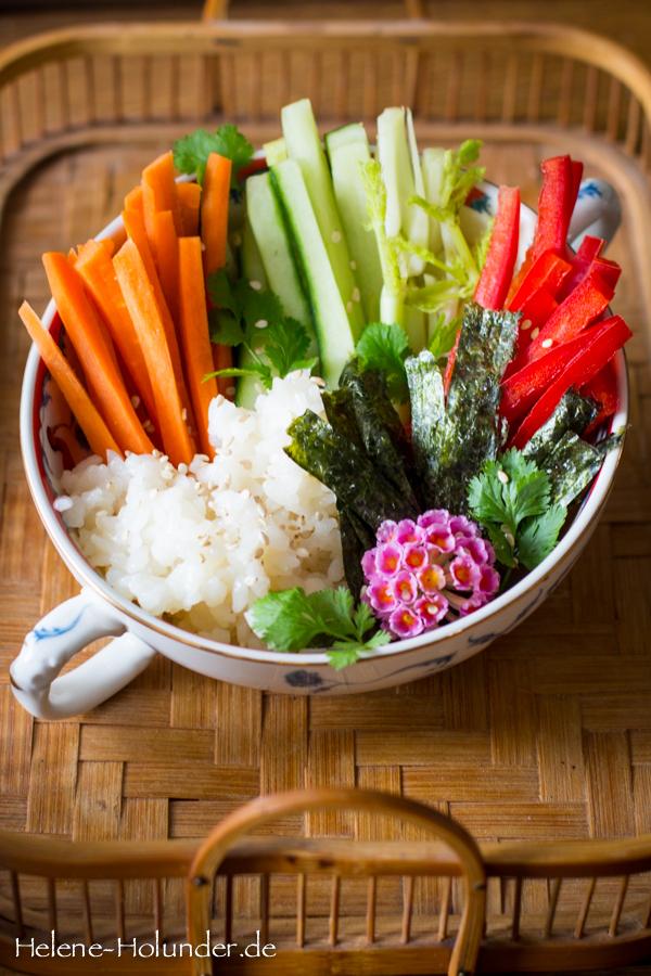 Rezeptbild: Sushi Salat, natürlich vegan!
