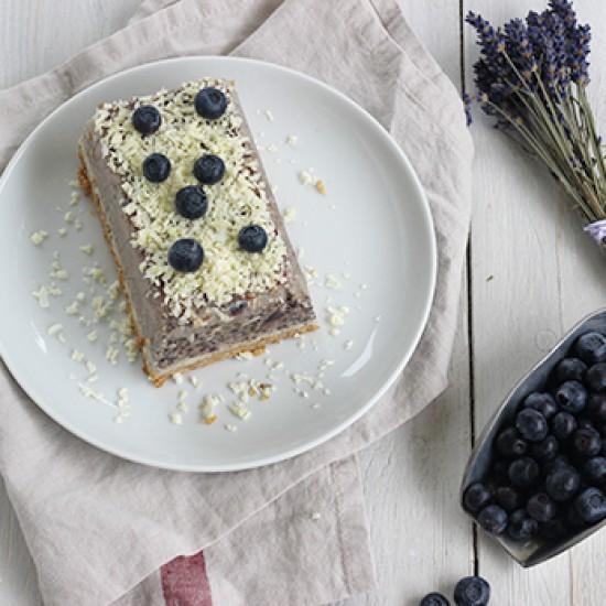 Rezeptbild: Heidelbeerkuchen aus dem Eisfach