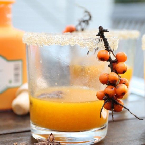 Rezeptbild: Sanddornpunsch