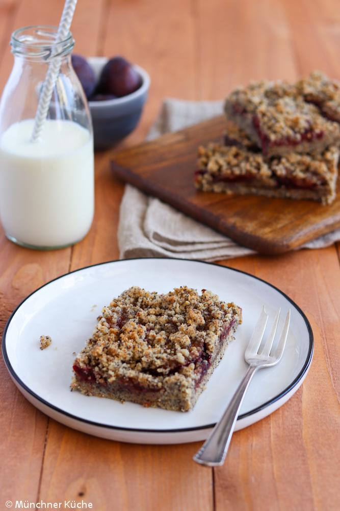 Rezeptbild: Zwetschgen-Mohn-Streusel-Schnitten
