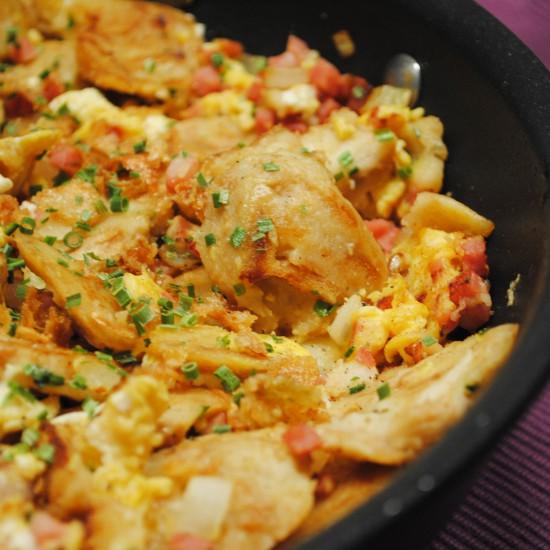 Rezeptbild: Semmelknödel-Gröstel