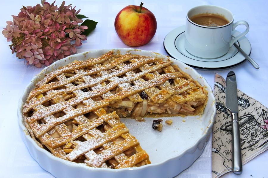 Rezeptbild: Landhaus-Apfelkuchen