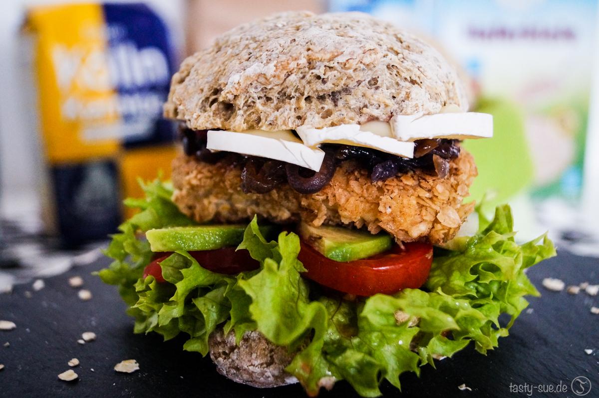 Rezeptbild: Hafer Chicken Burger - der Burger ohne Reue