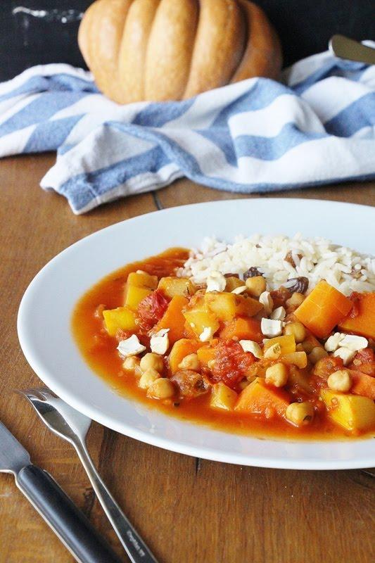 Rezeptbild: Libanesisch inspirierter Kürbiseintopf