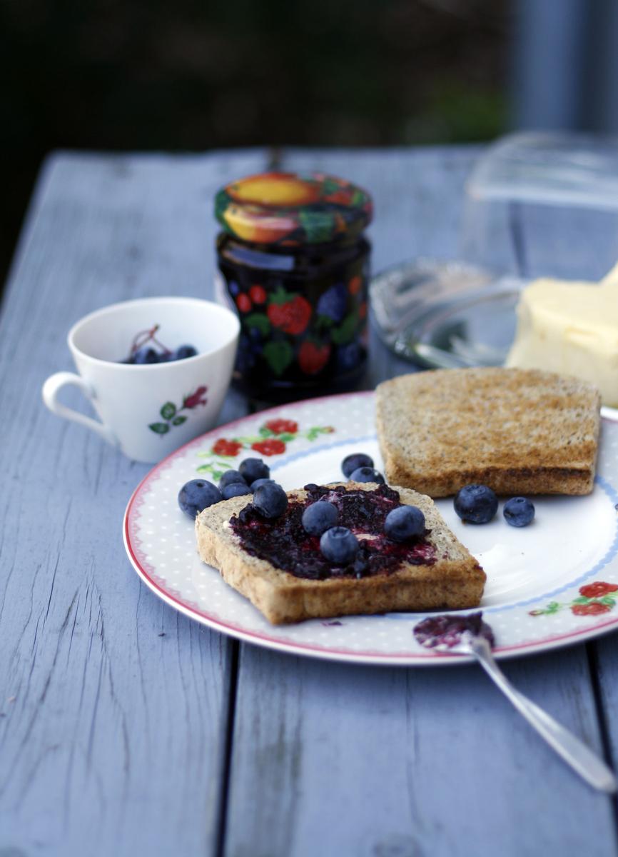 Rezeptbild: Selbst gemachte Blaubeermarmelade