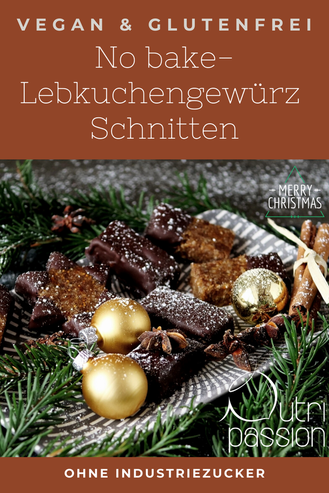 Rezeptbild: No bake - Lebkuchengewürz Schnitten