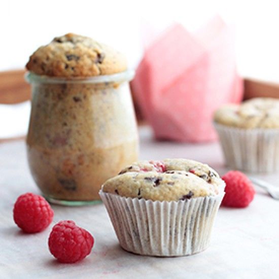 Rezeptbild: Himbeer-Schoko-Muffins