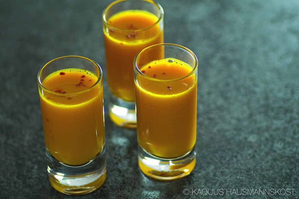 Rezeptbild: Kürbissaft | Kürbisshot