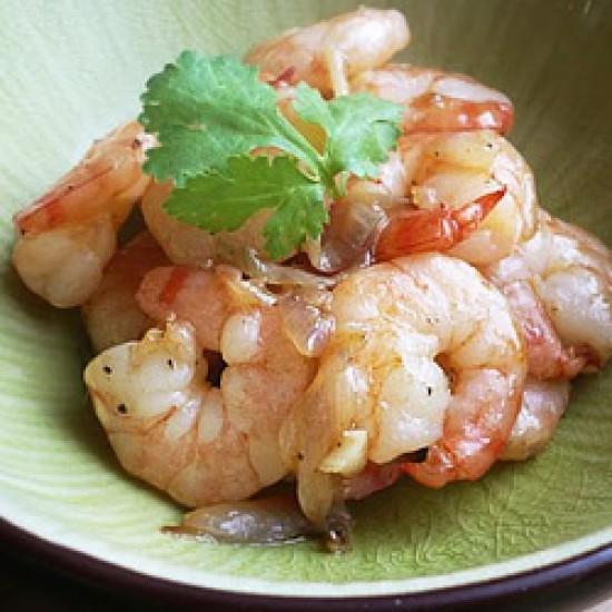Rezeptbild: Sesam-Knoblauch-Shrimps