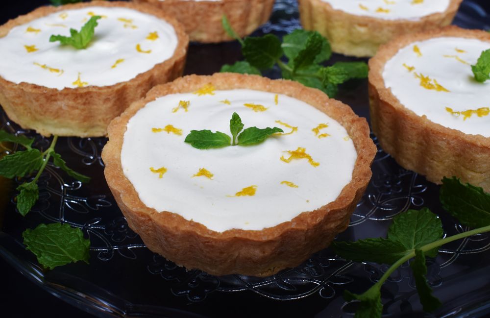 Rezeptbild: Grapefruit Minz Tartelettes
