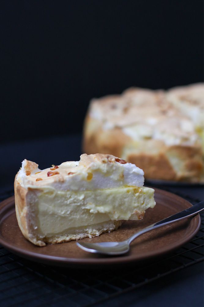 Rezeptbild: Tränenkuchen Rezept - Käsekuchen mit Eischnee