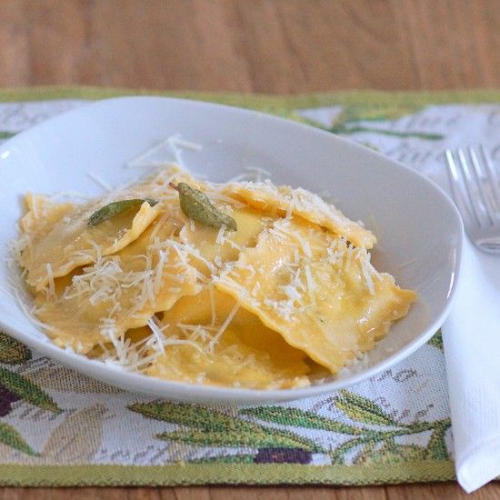 Rezeptbild: Ricotta-Pilz-Ravioli