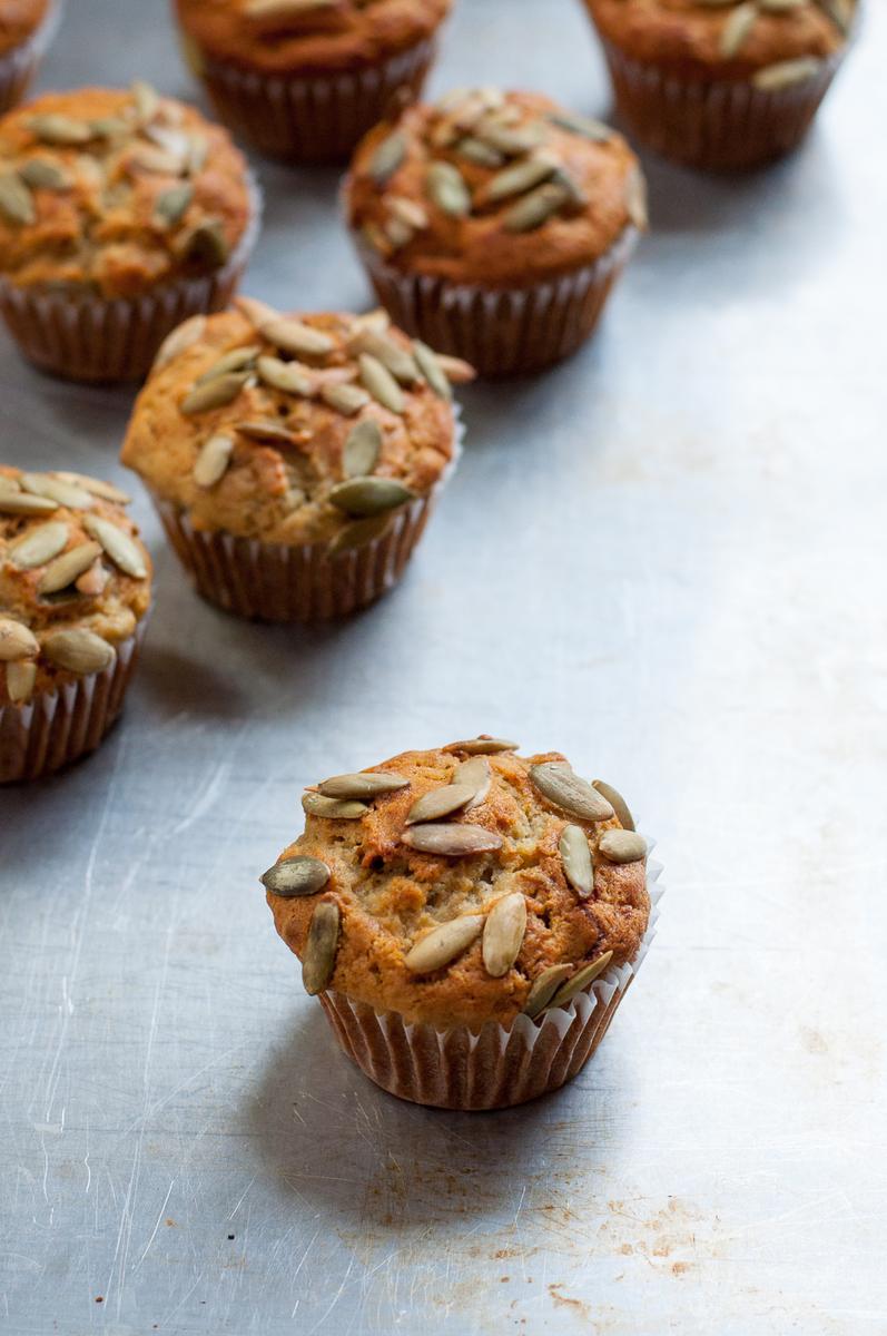 Rezeptbild: Natürlich gesüßte Bananenmuffins