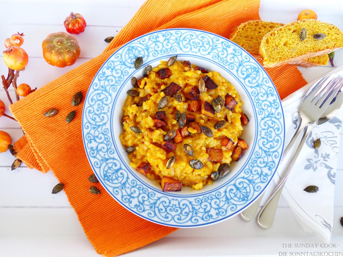 Rezeptbild: Kürbis-Möhren Risotto