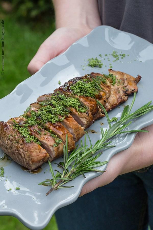 Rezeptbild: Gegrilltes Schweinefilet