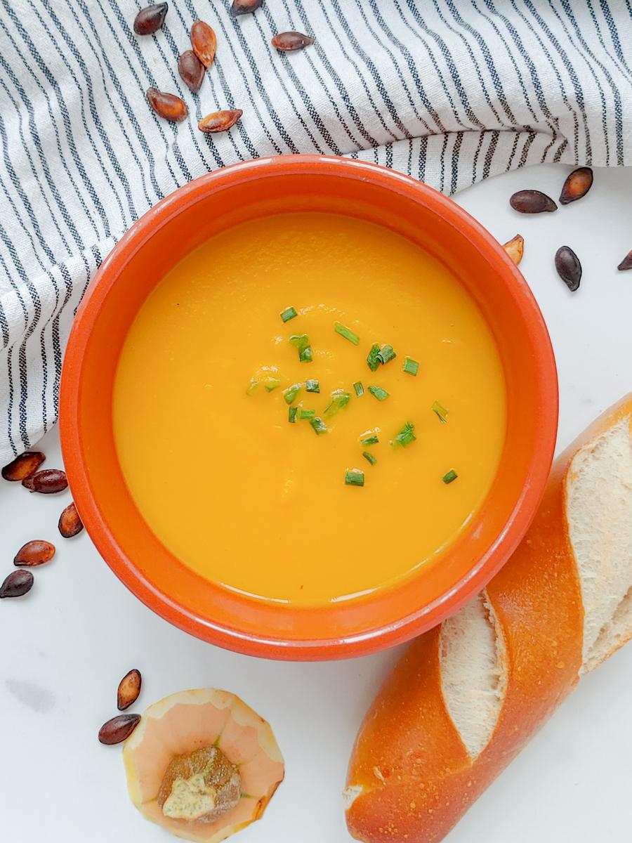Rezeptbild: Cremige Butternut-Kürbis Suppe