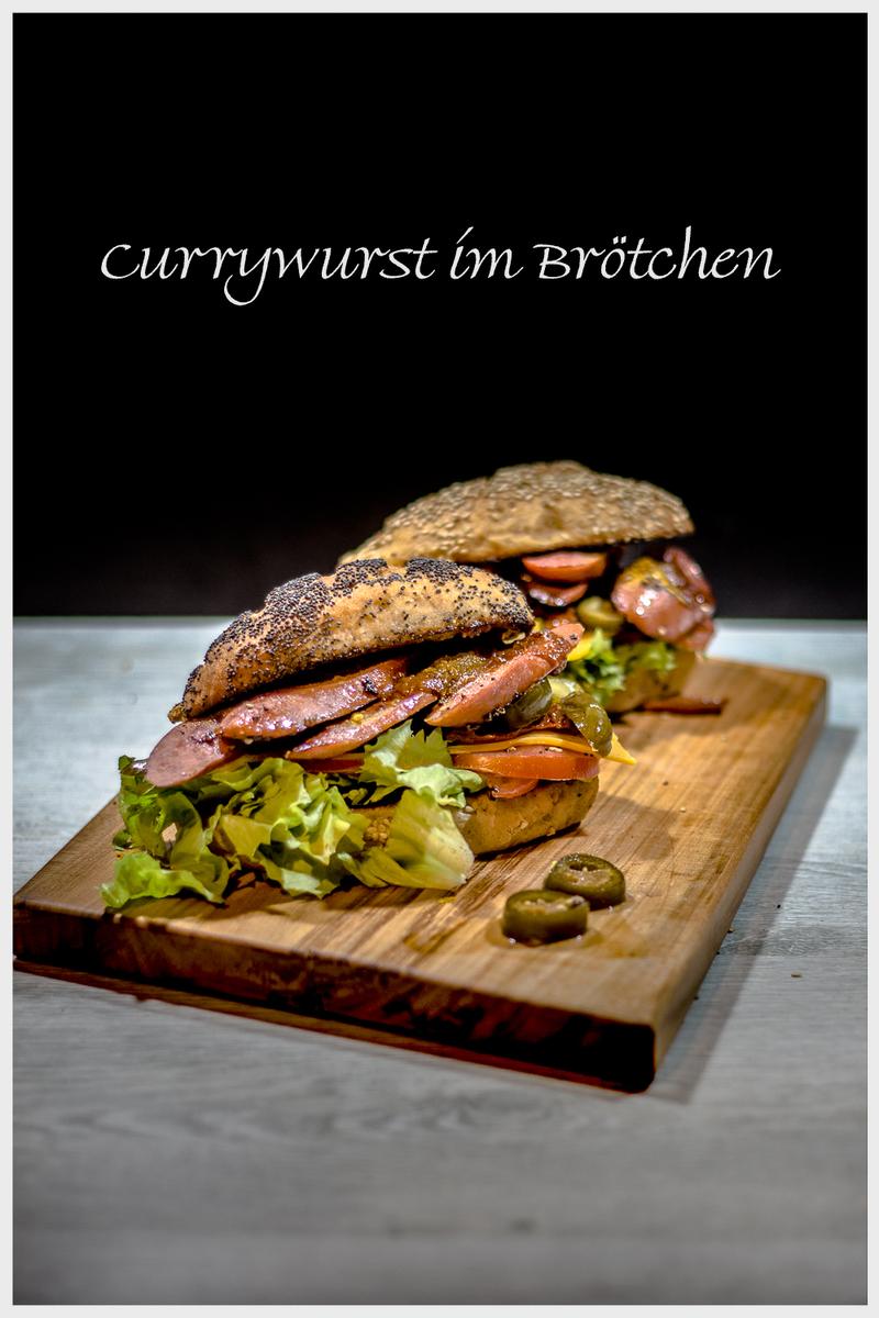 Rezeptbild: Currywurst Sandwich