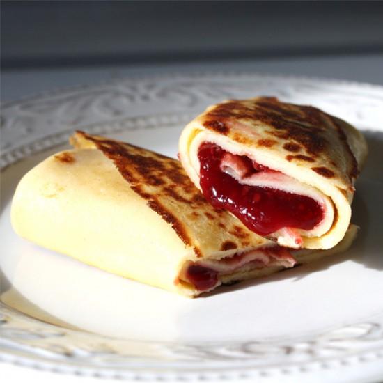 Rezeptbild: Blintzes – gefüllte Crêpes