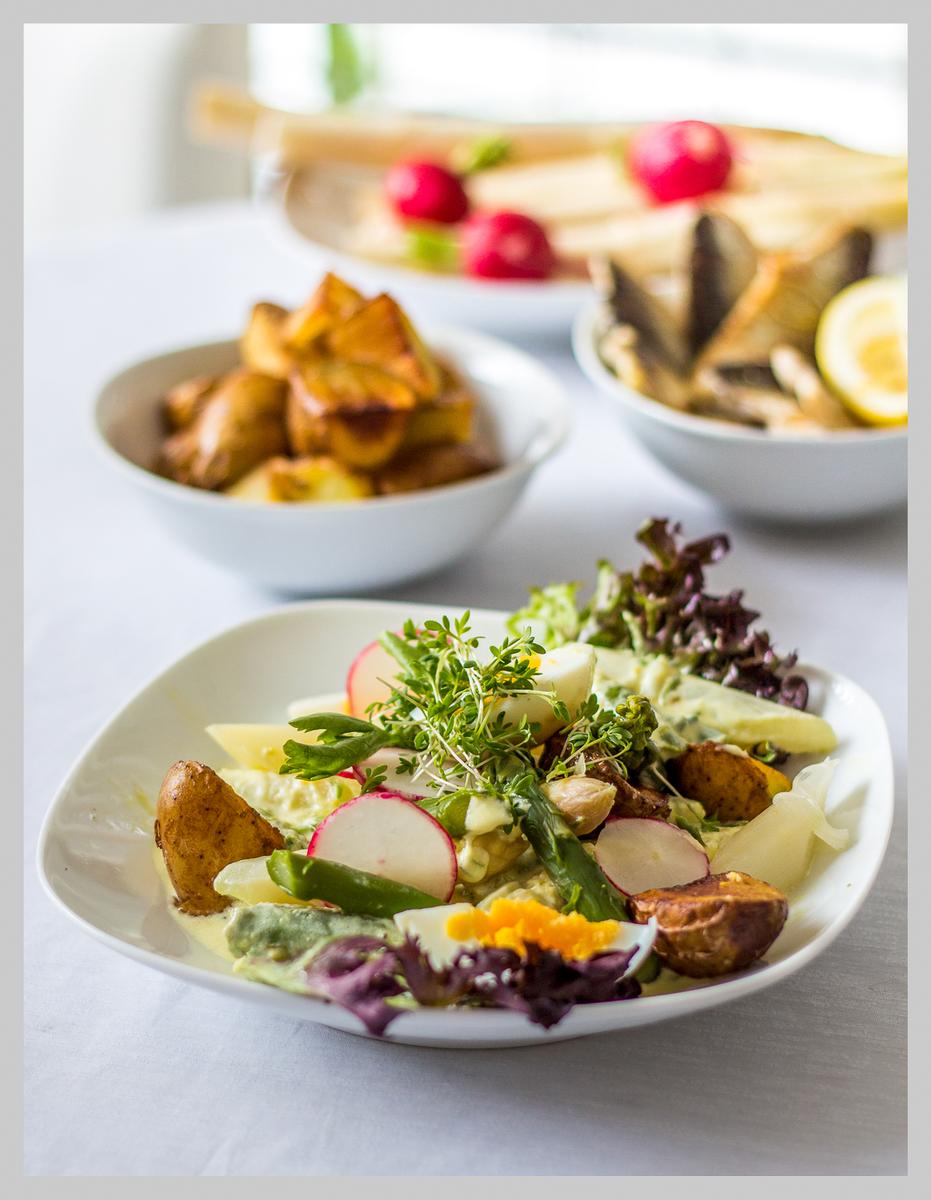 Rezeptbild: Warmer Spargelsalat