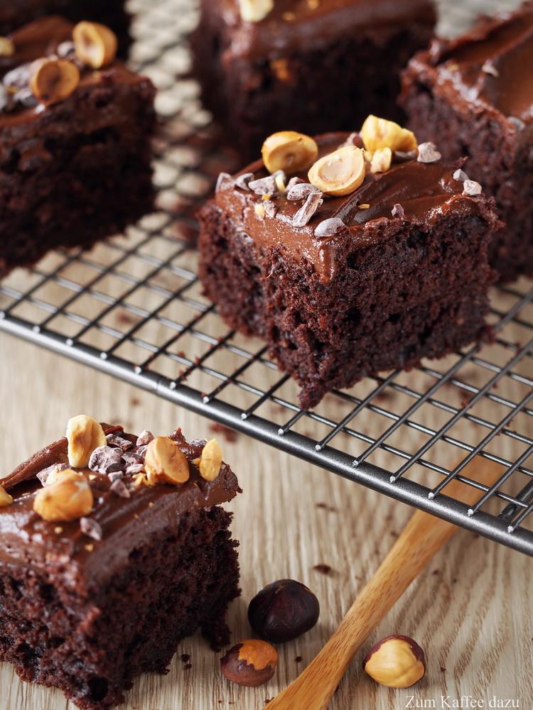 Rezeptbild: Brownies mit Schokoladen-Süßkartoffel-Frosting