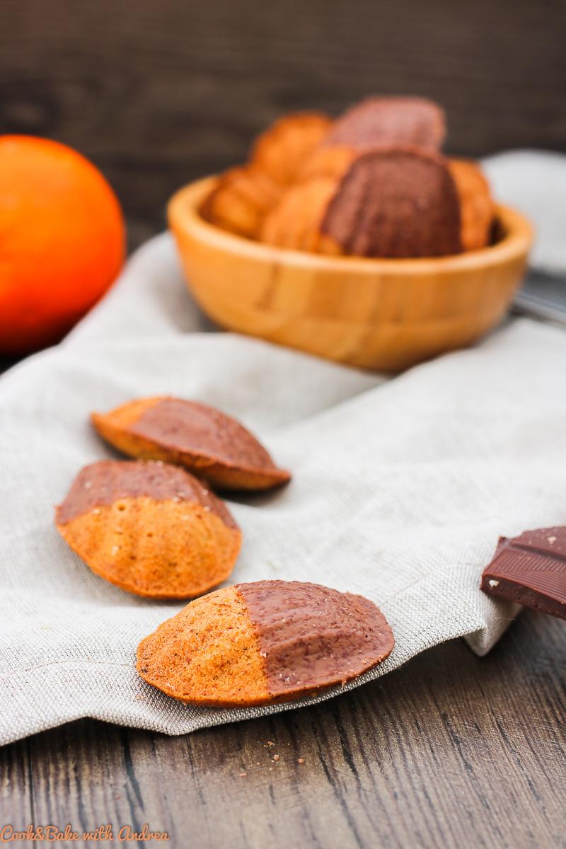 Rezeptbild: Orangen-Mandel-Madeleines