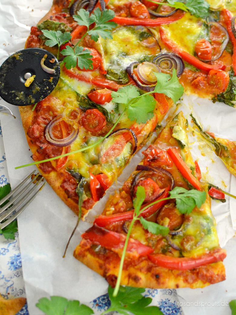 Rezeptbild: Indische Pizza Tikka Masala