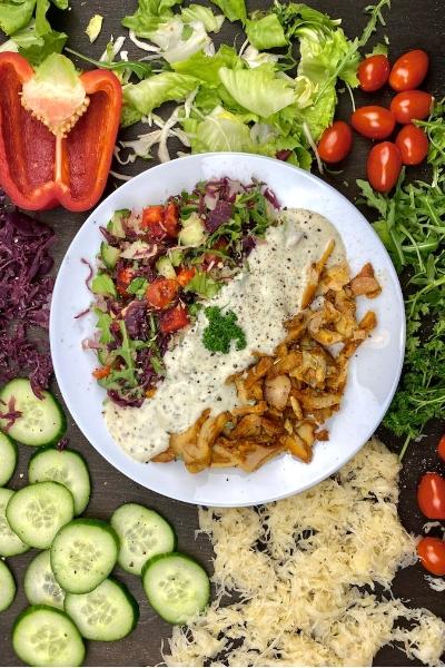 Rezeptbild: Low-Carb Dönerteller