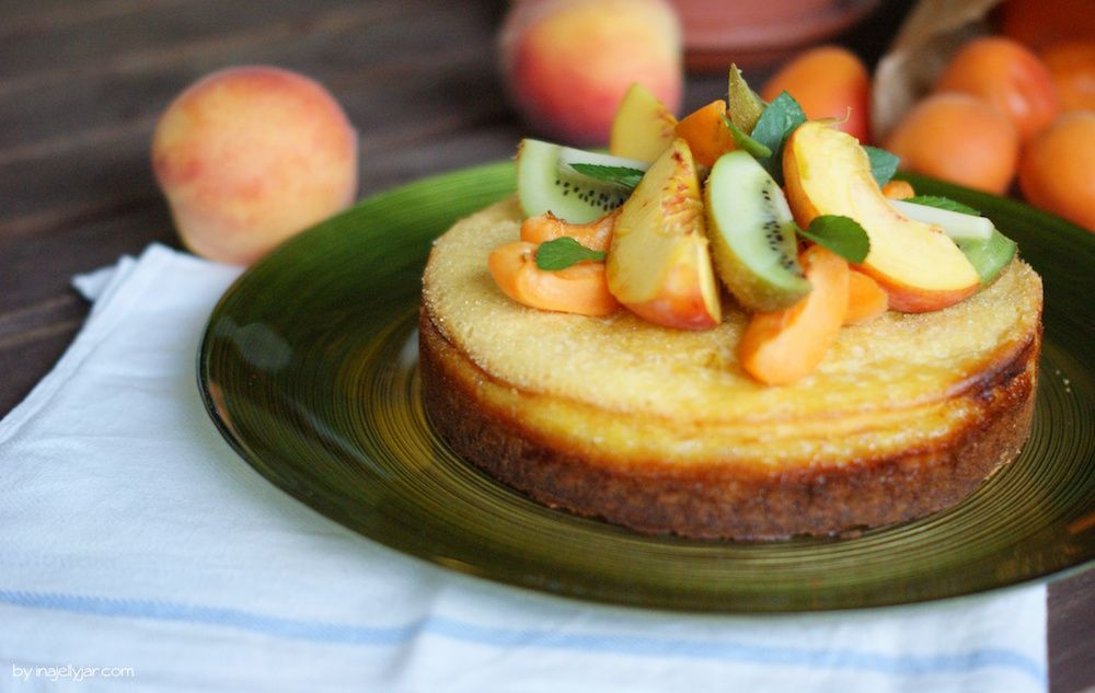 Rezeptbild: Pfirsichmousse-Torte