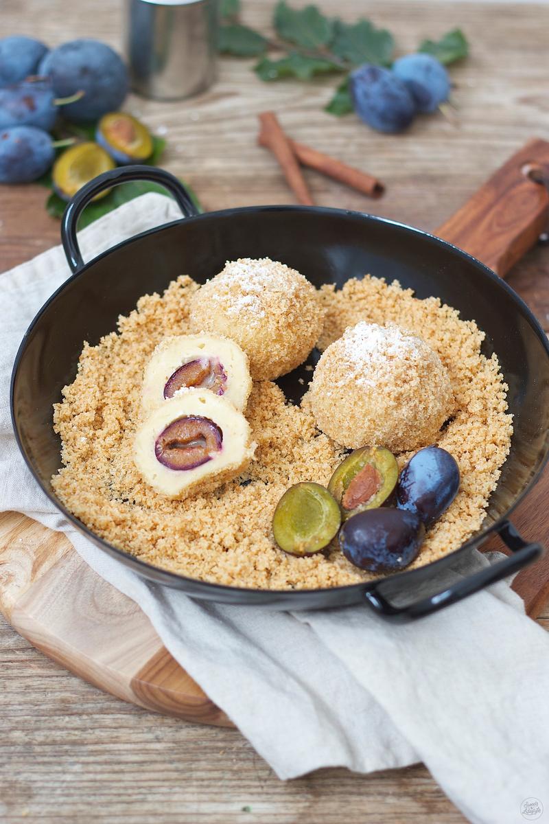 Rezeptbild: Zwetschken Topfenknödel