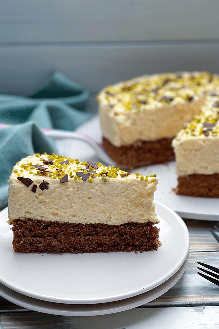 Rezeptbild: Eierlikörmousse-Torte