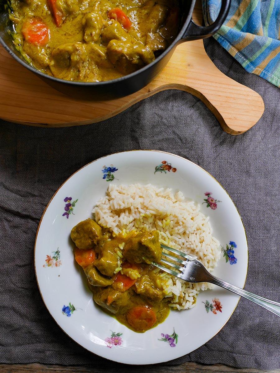 Rezeptbild: Isländisches Lammfleischcurry