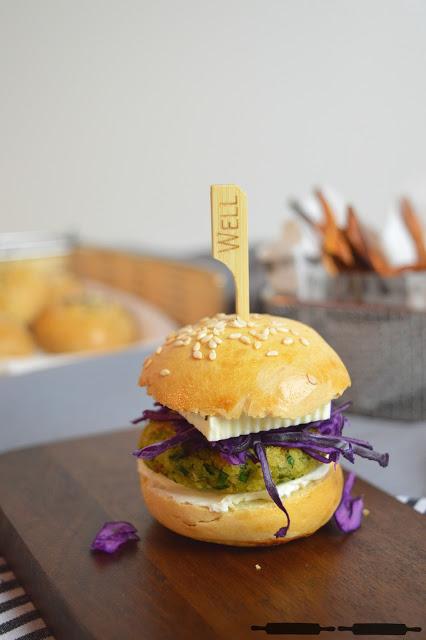 Rezeptbild: Mini Burger mit Falafeln