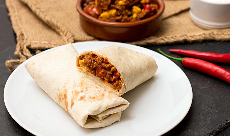 Rezeptbild: Mexikanische Burritos selber machen