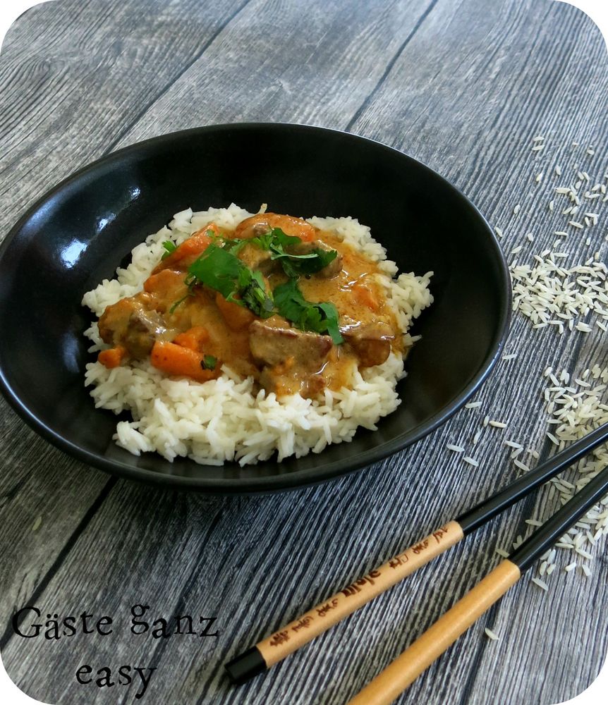 Rezeptbild: Curry mit Süßkartoffel und Schweinefleisch
