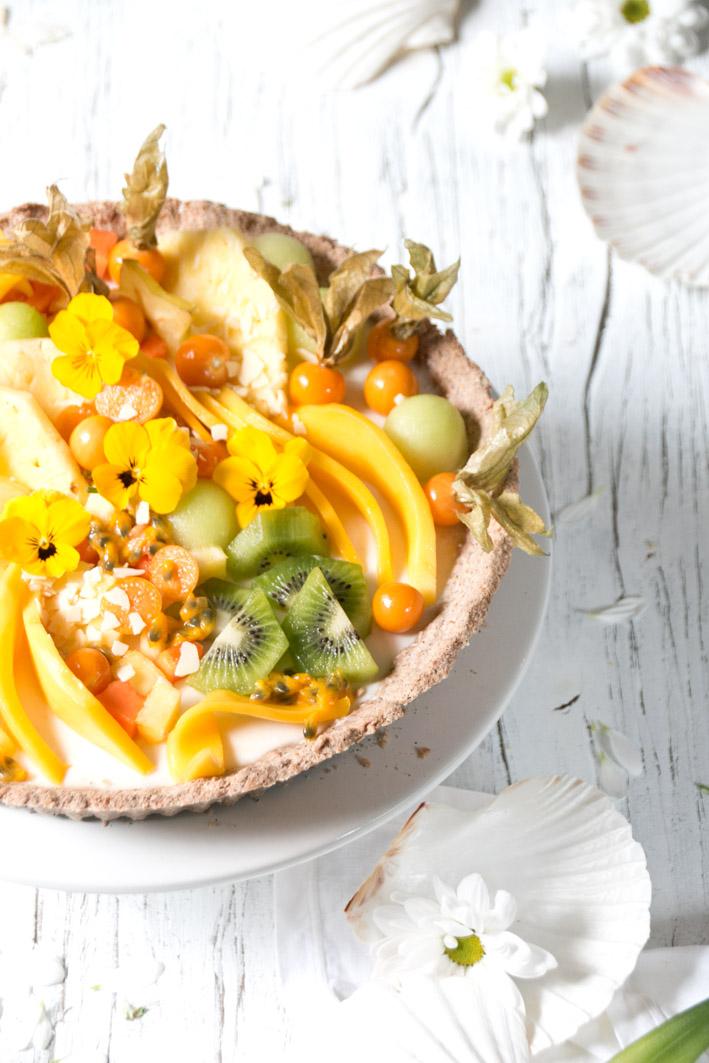 Rezeptbild: Exotische Kokos Tarte