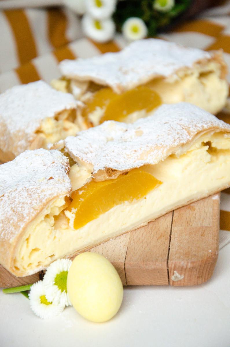 Rezeptbild: KOKOS Pfirsich Strudel