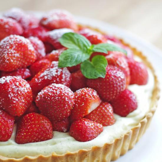 Rezeptbild: Erdbeertarte