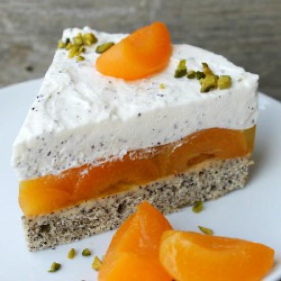 Rezeptbild: Aprikosen-Mohn-Torte