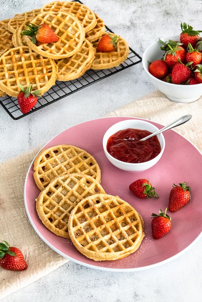 Rezeptbild: Vollkornwaffeln