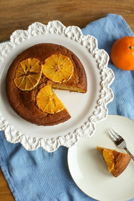 Rezeptbild: Orangenkuchen mit Kokosblütenzucker