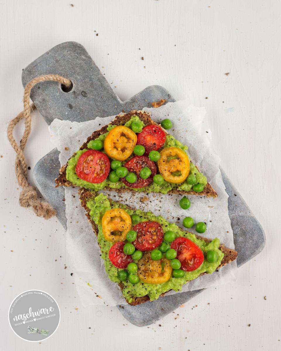 Rezeptbild: Vegane Erbsen Guacamole