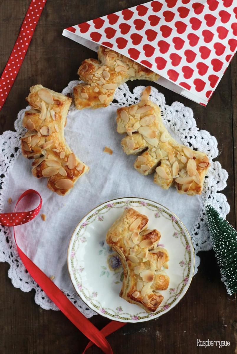 Rezeptbild: Bärentatzen mit Marzipanfüllung