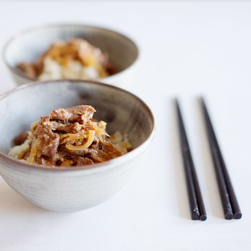 Rezeptbild: Teriyaki Gyūdon - Japanische Reisschale mit Rindfleisch