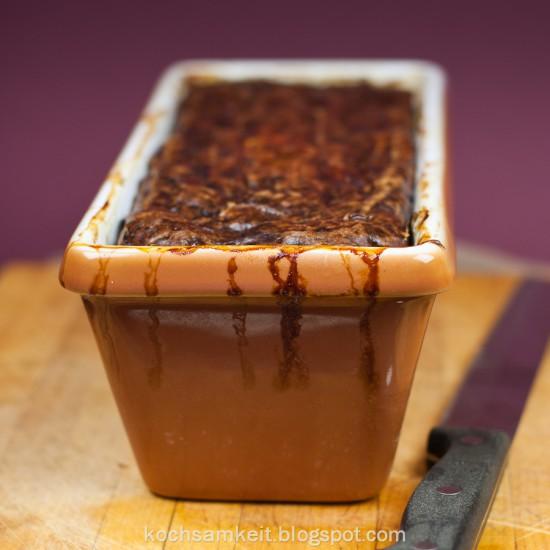 Rezeptbild: Wachtel-Steinpilze Terrine mit Quittengelee
