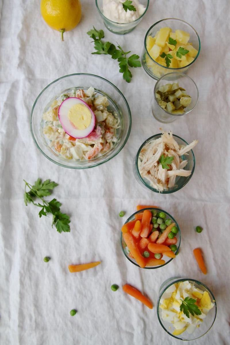 Rezeptbild: Salad-e Olivieh - russischer Salat nach persischer Art