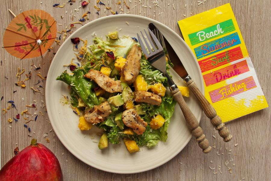 Rezeptbild: Karibischer Hühnersalat