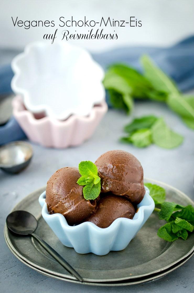 Rezeptbild: Veganes Schoko-Minz-Eis auf Reismilchbasis