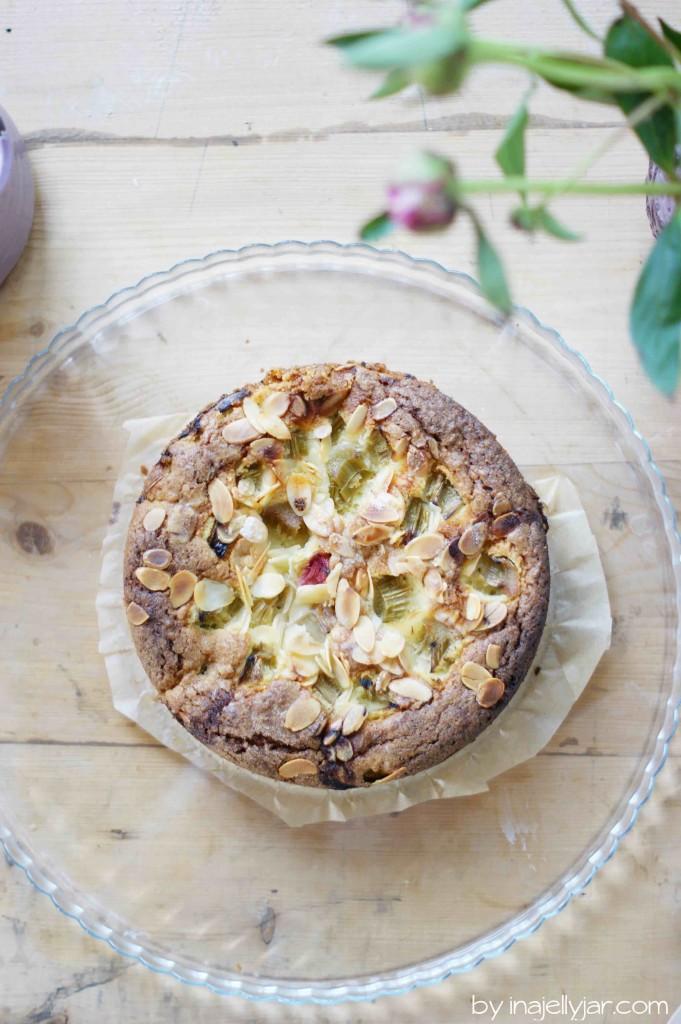 Rezeptbild: Rhabarber-Mandel-Kuchen