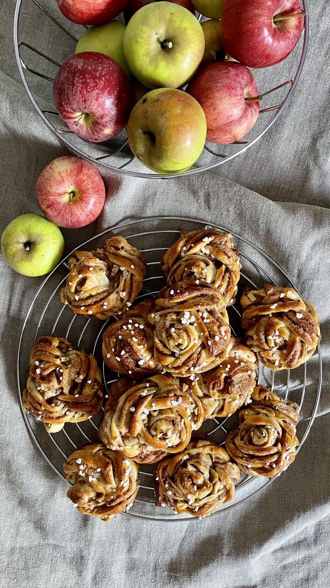 Rezeptbild: Apfel-Zimt Knoten